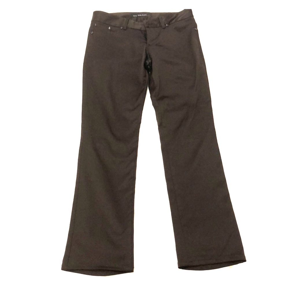 Zara basic silky brown pants sz 2